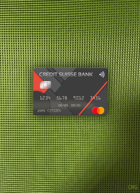 USA Credit Suisse Bank mastercard photolook ,